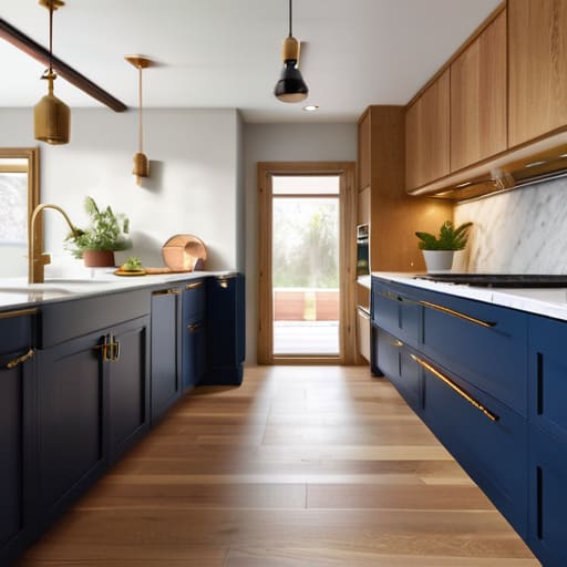 Kitchen upgrade through cabinet refacing.