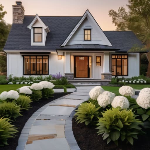 Enhancing home exterior curb appeal.
