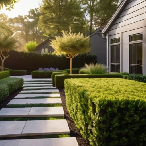 Landscaping for profit to increase property value.