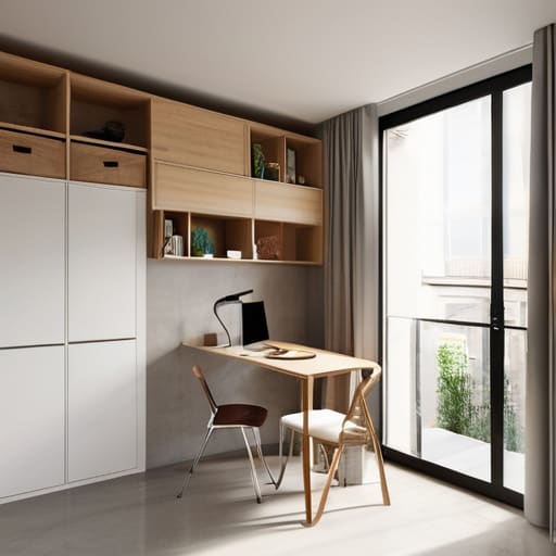 Small space solutions for maximizing room area.