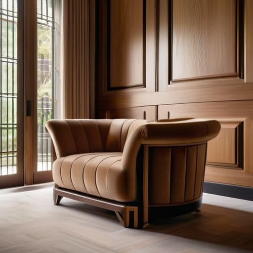 Textured wall paneling for interior design.