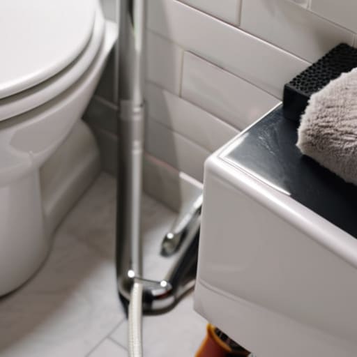 DIY toilet installation guide photograph.
