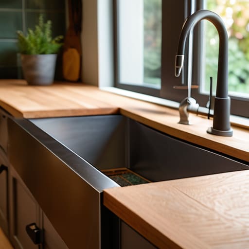 Choosing sustainable materials for a kitchen remodel.