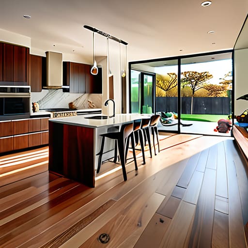 The benefits of open concept living spaces.