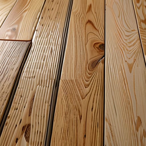 Choosing between hardwood and laminate flooring.