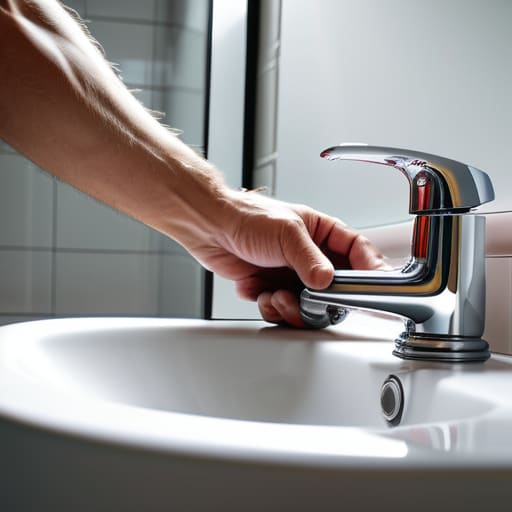 Professional sink drain replacement installation process.