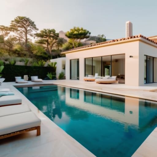 Professional swimming pool installation for rental properties.